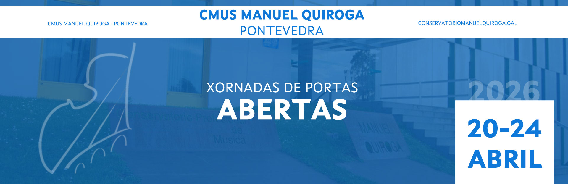 20-24 abril | Xornadas de Portas Abertas 2026