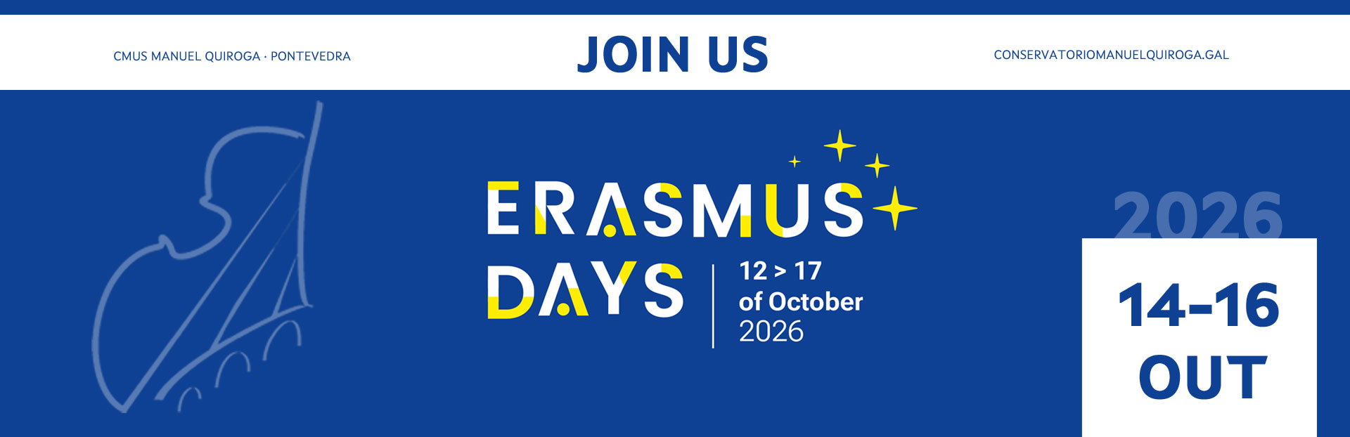 14 - 16/10/2026 | Erasmus Days